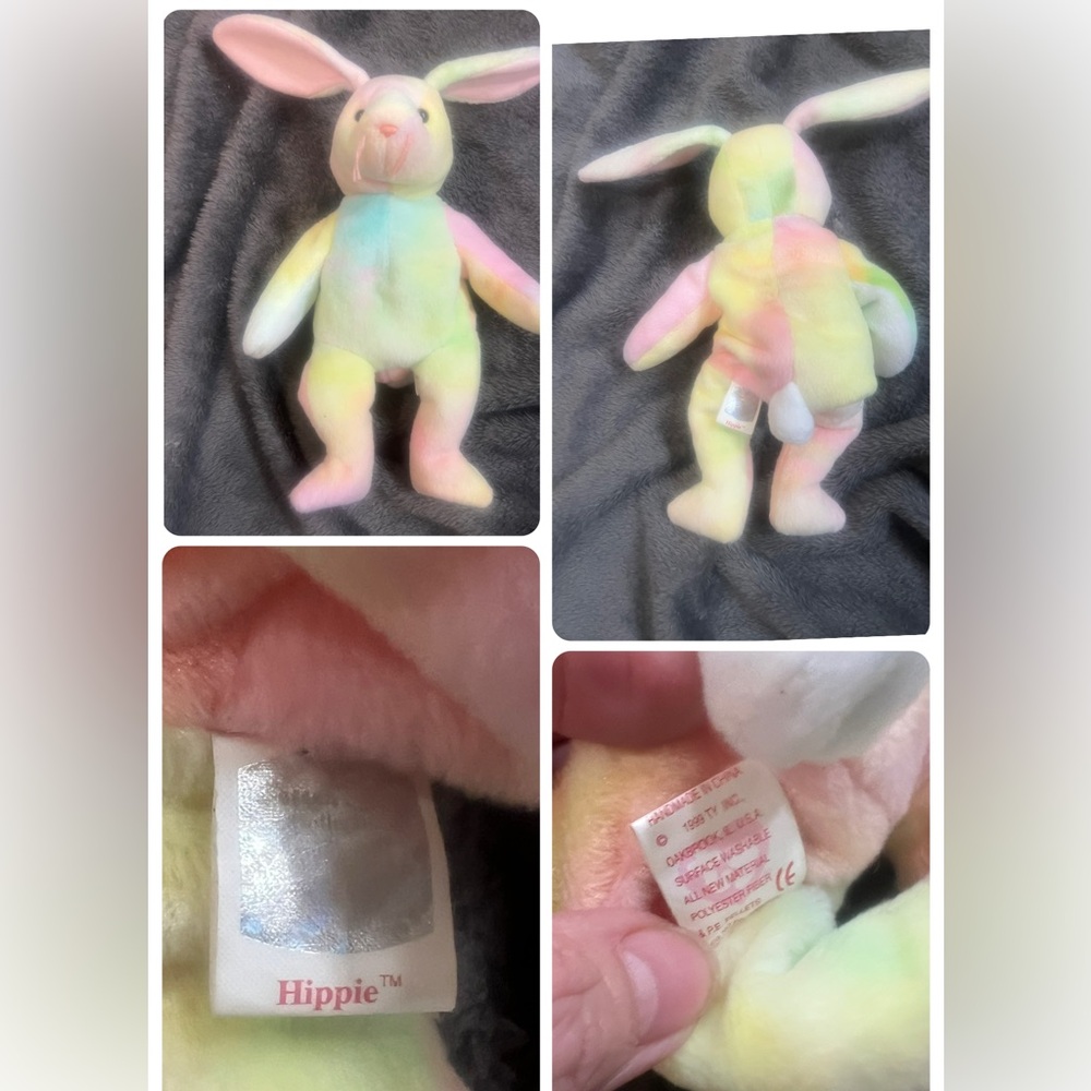 Hippie Tie-Dye Plush Toy